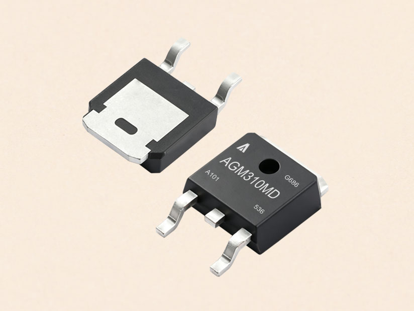 30V N+P双通道复合MOS管AGM310MD适用于低压大电流同步整流、负载开关、电池保护专用功率管